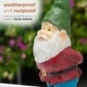 preview thumbnail 81 of 104, Gnome Folding Hands Looking Up Garden Statue