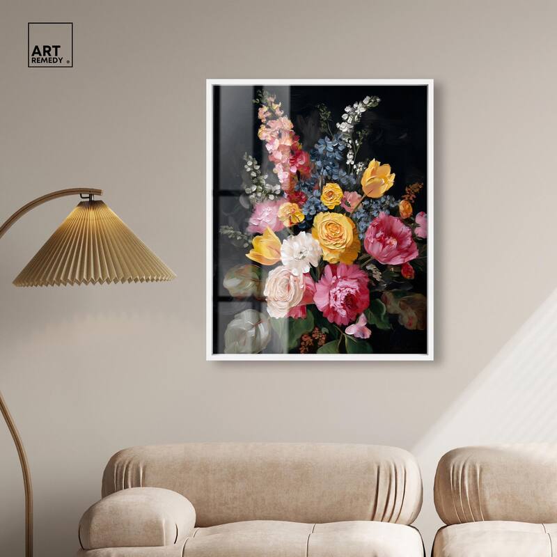 Garden Richness I Shadowbox by Art Remedy
