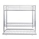 preview thumbnail 31 of 52, Twin over Twin with Trundle Metal Bunk Bed,No Box Spring Needed,Easy Assemble