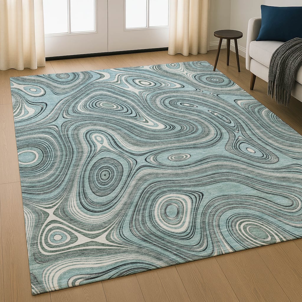 Premium Washable Super Soft Contemporary Alfa Mayfield Rug