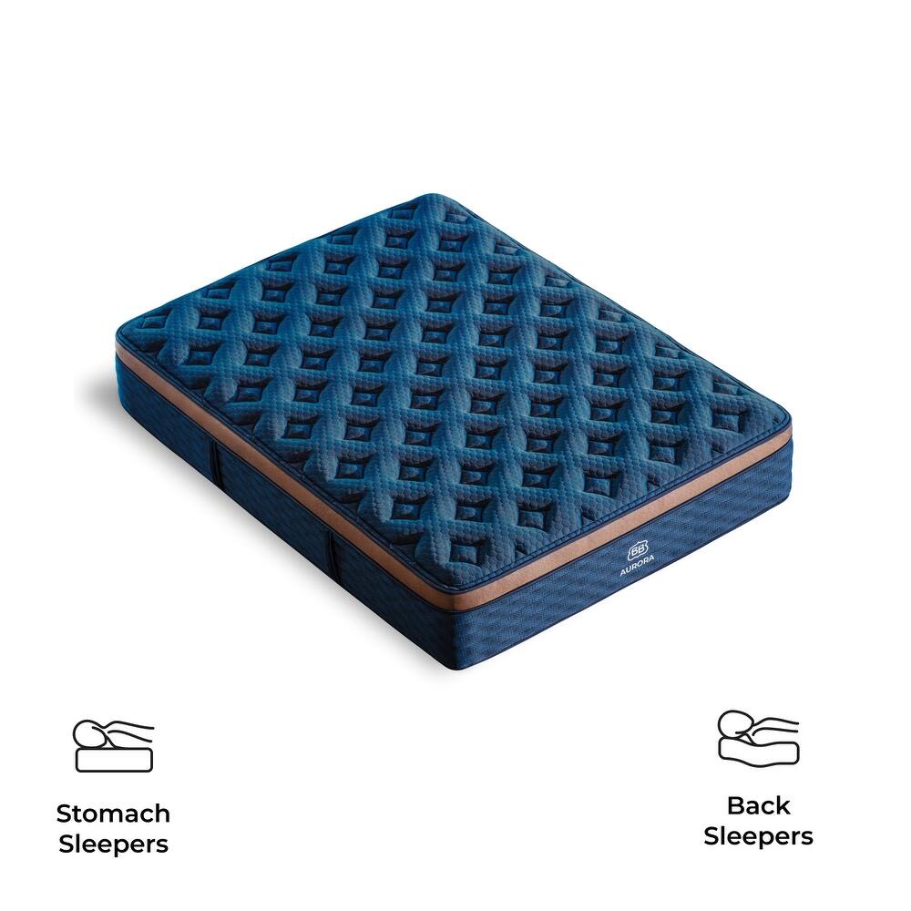 Brooklyn Bedding Aurora Luxe Cooling Mattress with Pillowtop