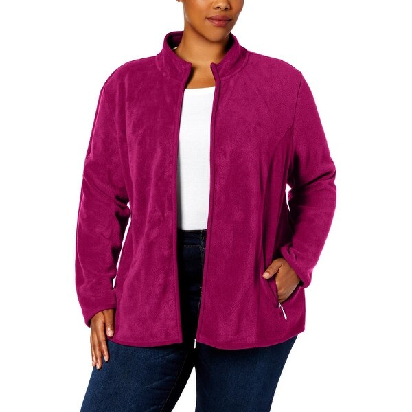 karen scott zero proof fleece jacket