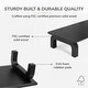 preview thumbnail 3 of 7, Jani Wood Monitor Stand Riser Desk - Ergonomic Design Stand, Desktop Organizer Table for Home, Office Workspace, Gaming Desk