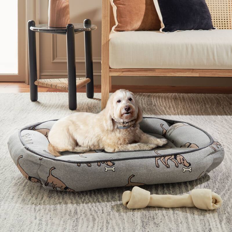 SAFAVIEH Pet Collection Rex Dog Bed - 24W  x 28D