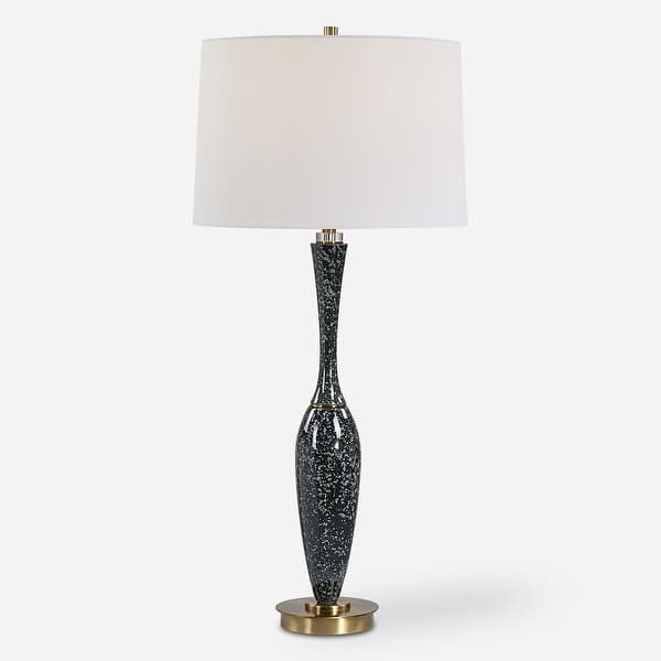 slide 2 of 6, Uttermost Remy Polished Table Lamp - 33"H,   Shade 10"H x 15"Dia.