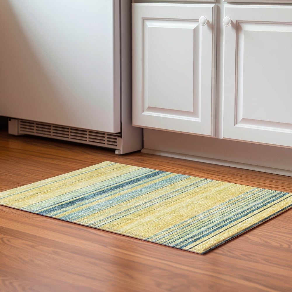 Premium Washable Super Soft Modern Stripes Mayfield Rug