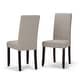 preview thumbnail 85 of 111, WYNDENHALL Normandy Transitional Parson Dining Chair (Set of 2) - 18.1"w x 18.5" d x 39.4" h