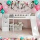 preview thumbnail 2 of 16, Twin Size Loft Bed With Two Storage Drawers,Ladder and Slide for Home