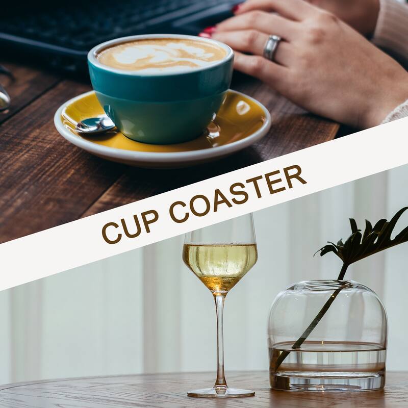 Acrylic Irregular Coasters, Cloud Shape Cup Mat Coffee Mug Pad