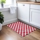 preview thumbnail 84 of 118, Machine Washable Indoor/ Outdoor Polka Dots Chantille Rug