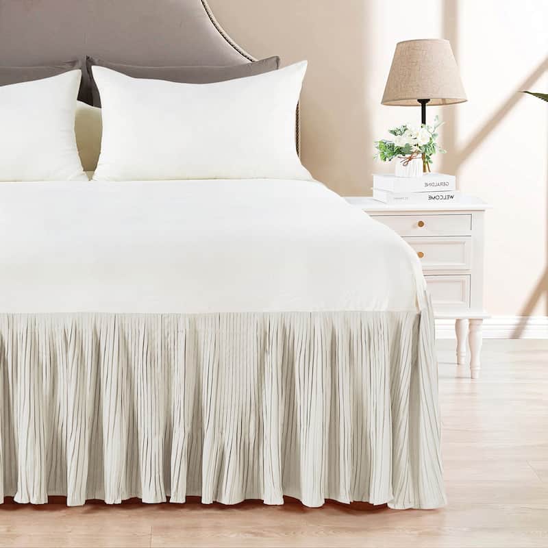 Home Soft Things Pleated Bed Skirt