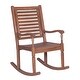 preview thumbnail 26 of 27, Middlebrook Surfside Acacia Wood Outdoor Rocking Chair