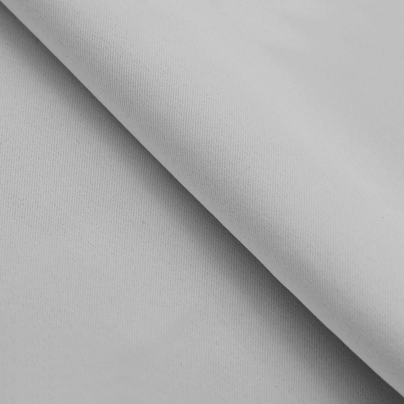 Superior Solid Machine Washable Room Darkening Curtains with Back Tabs, Set of 2