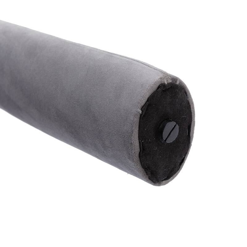 Gray 25.2" Accent Chair with Curved Backrest (Set of 2)