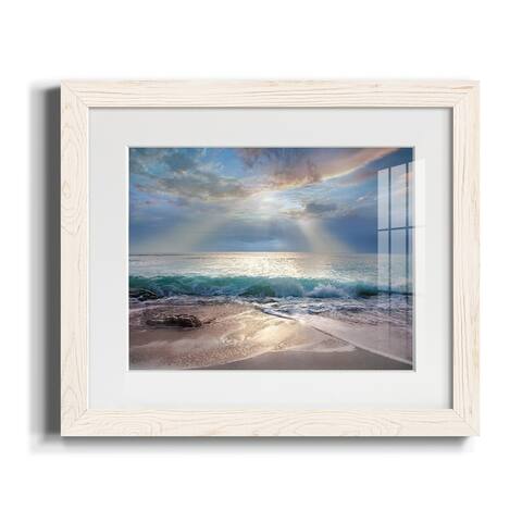 Aqua Blue Morning-Premium Framed Print - Ready to Hang