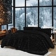 preview thumbnail 7 of 26, Snowball® Chunky Bunny - Coma Inducer® Oversized Comforter Set Black - King