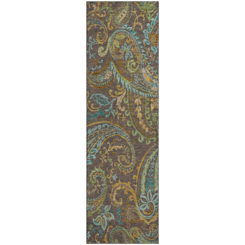 Premium Washable Super Soft Traditional Paisley Mayfield Rug