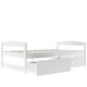 preview thumbnail 16 of 25, Twin Size Platform Bed with Two Drawers - Space-Saving Design, High-Quality Pine Wood