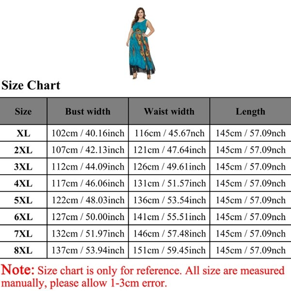 8xl Size Chart