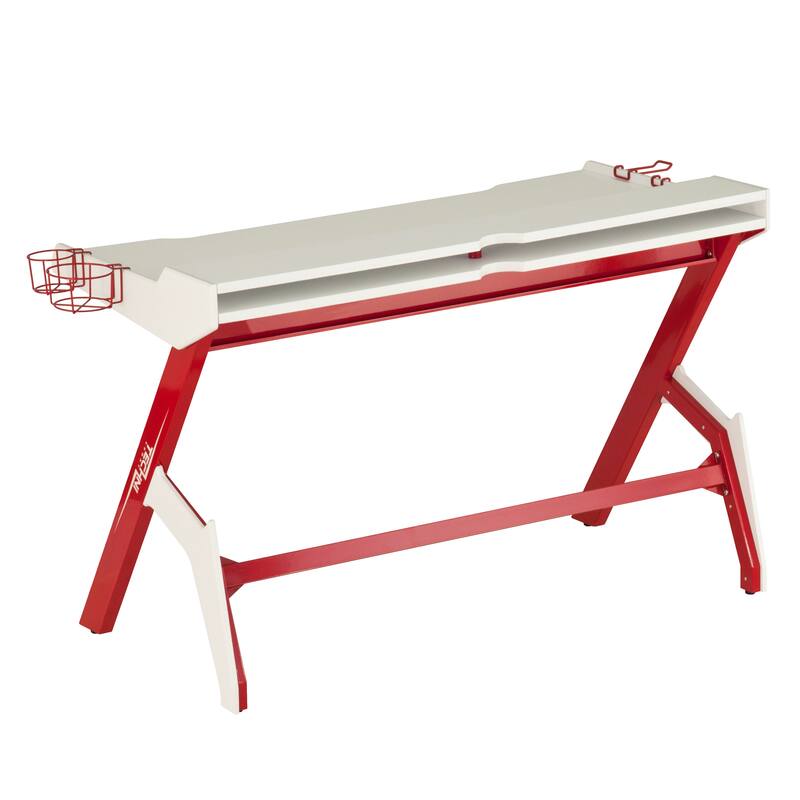 Techni Sport Ergonomic Computer Gaming Desk Workstation