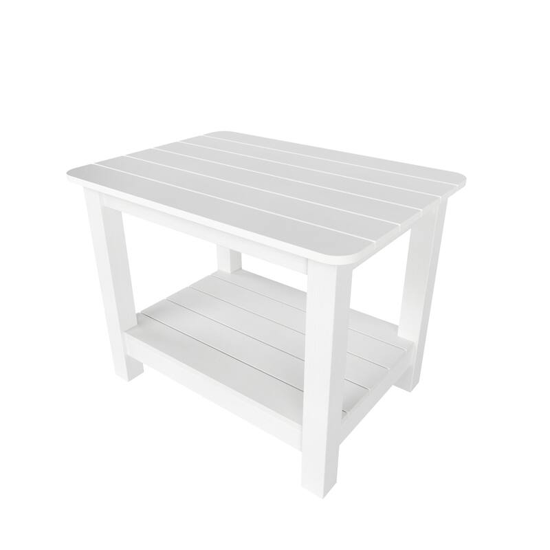 Vineyard HIPS Eco-Friendly Outdoor Modern Square All Weather Side Table