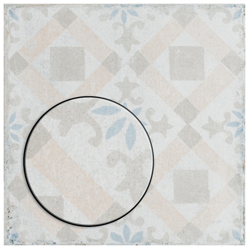 Merola Tile Barcelona Decor Born 5-3/4" x 5-3/4" Porcelain Floor and Wall Tile