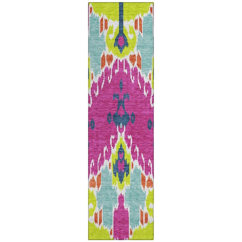 Machine Washable Indoor/ Outdoor Chantille Global Boho Rug