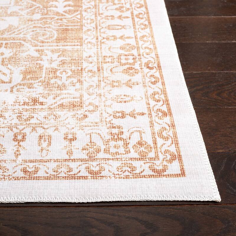 SAFAVIEH Arizona Dariya Machine Washable Slip Resistant Vintage Oriental