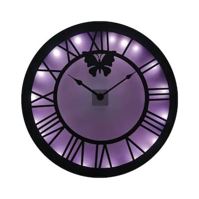 Paradise Solar Clock - Butterfly