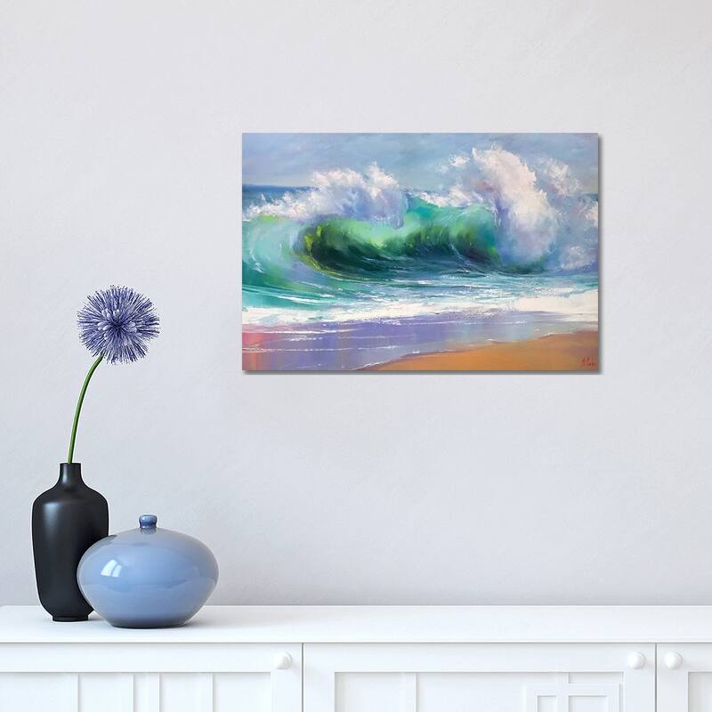 iCanvas "Morning Wave" by Bozhena Fuchs Canvas Print - 12x18x1.5