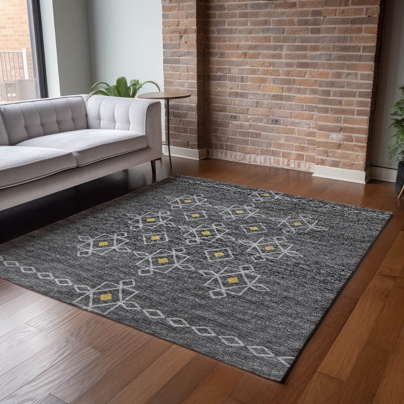 Premium Washable Super Soft Boho Medallion Mayfield Rug