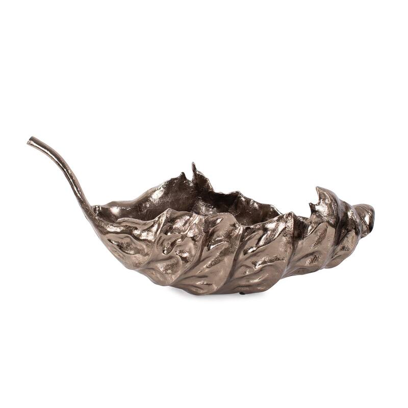 Aspen Leaf Cast Aluminum Bowl