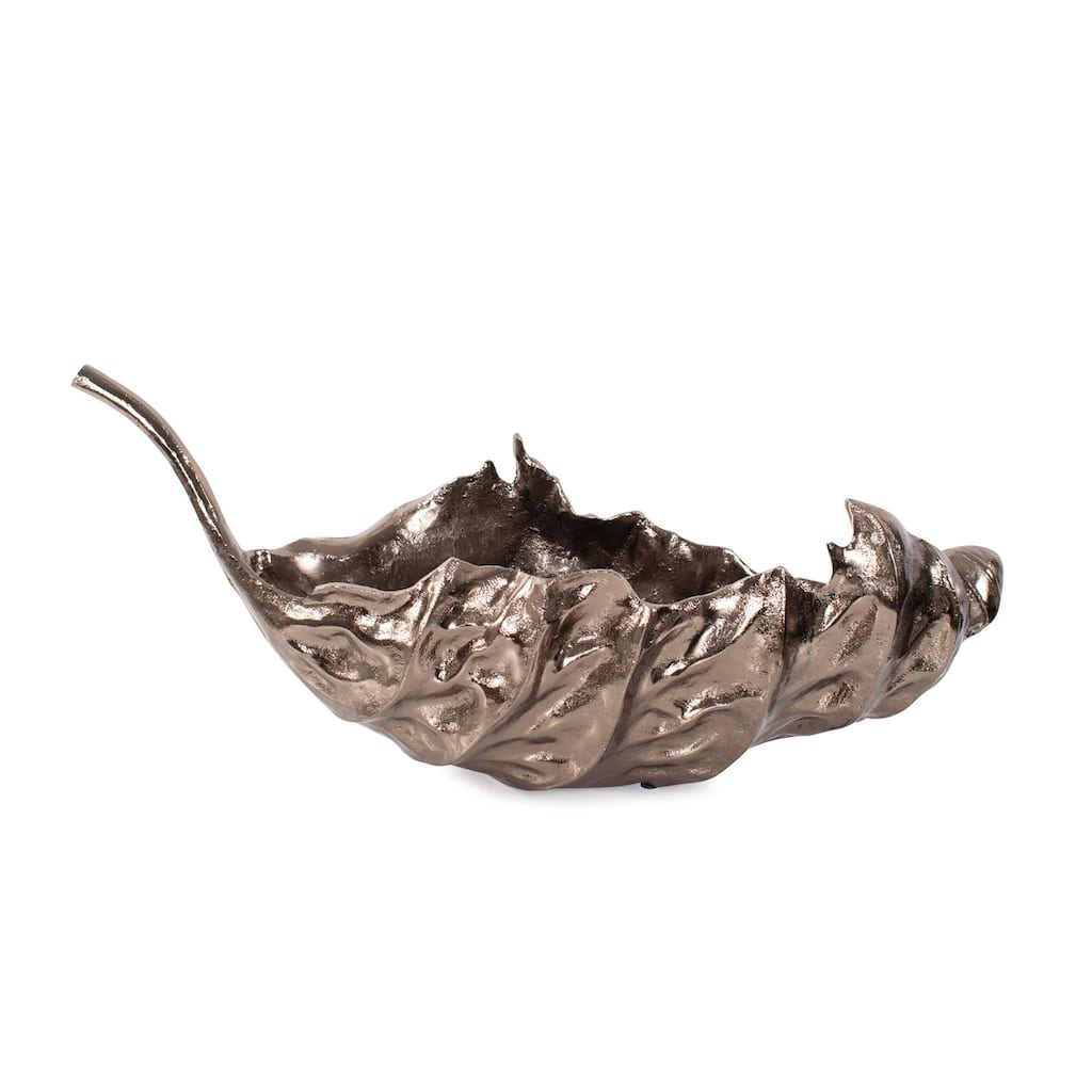 Aspen Leaf Cast Aluminum Bowl