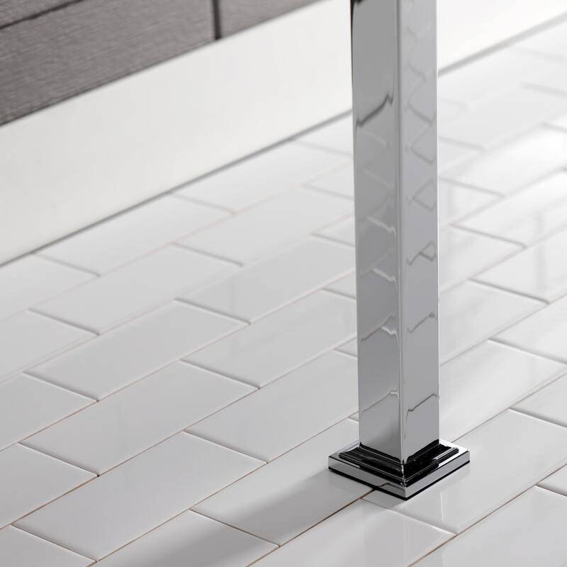 Kingston Brass Fauceture Stainless Steel Console Sink Legs