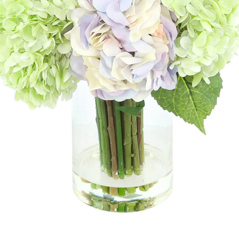 Floral Centerpiece with Hydrangeas, Magnolias and Lilacs - 39