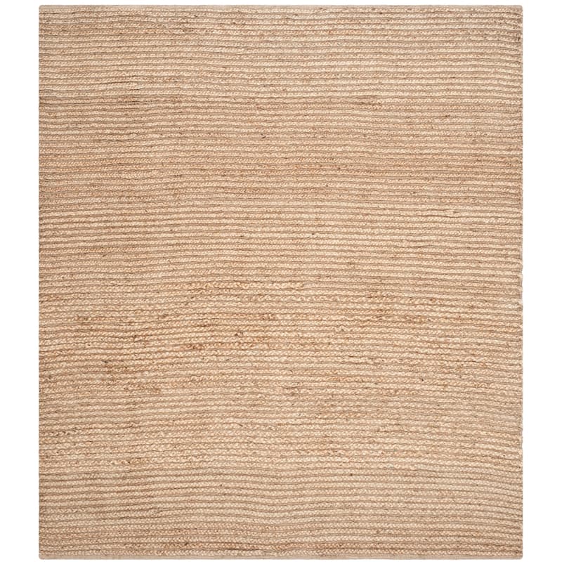 SAFAVIEH Handmade Cape Cod Neelu Coastal Jute Rug - 6' Square - Natural