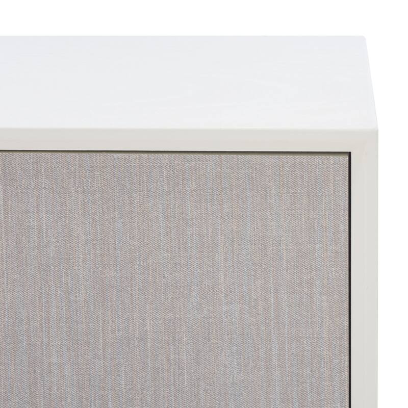 SAFAVIEH Burghilde 2 Door 1 Shelf Media Stand - 47" W x 16" D x 20" H - 47Wx16Dx20H