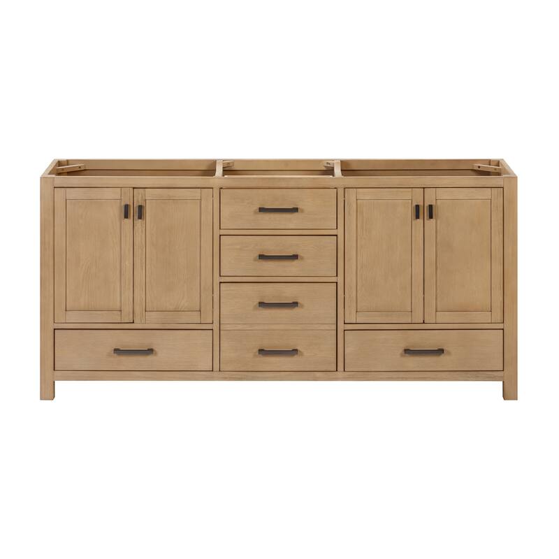 Avanity Modero 72 in. Vanity Only in Matte Black finish