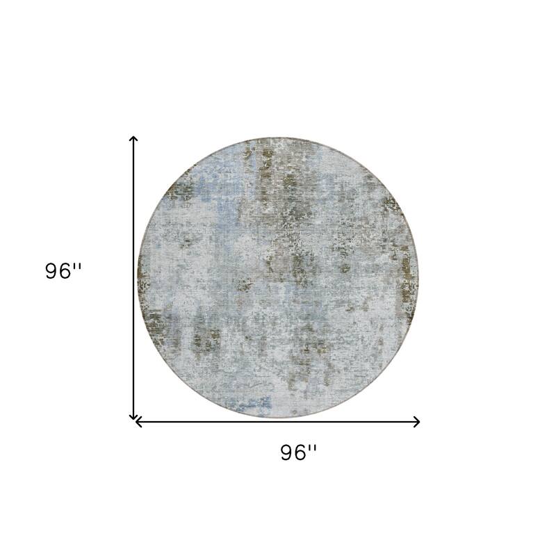 HomeRoots Abstract Transitional Rectangle Outdoor Rug