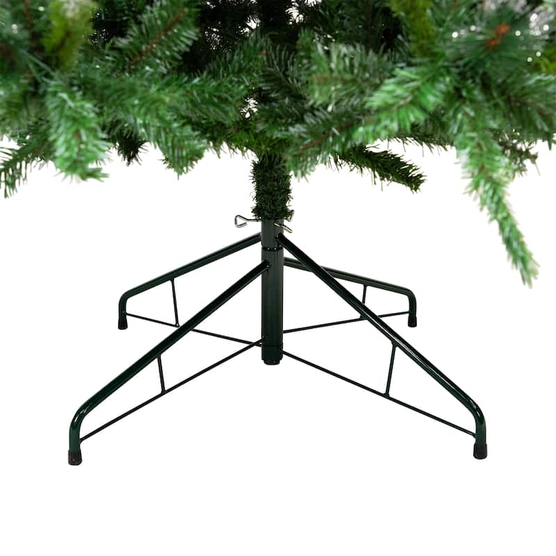 Full Two-Tone Buckeye Glittered Pine Artificial Christmas Tree - 12' - Unlit - over-10-feet