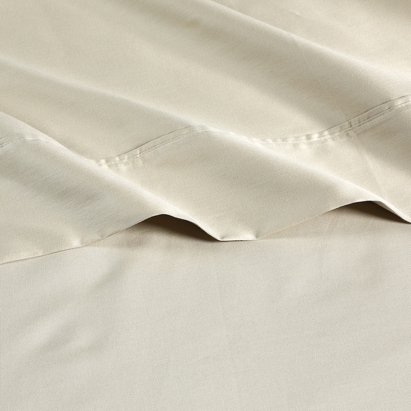Anne Klein Antimicrobial 300 Thread Count 100% Cotton Sateen Sheet Set