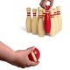 preview thumbnail 3 of 4, Wooden Lawn Bowling Set - 8.75" x 2.25"