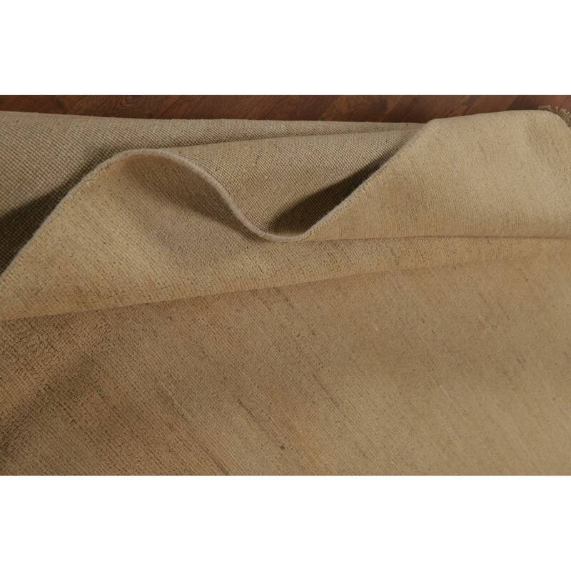 Gabbeh Modern Area Rug Hand-Knotted Wool Carpet - 6'2"x 9'8"