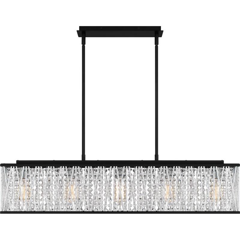 Celeste 5-Light Matte Black Island Light