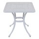 preview thumbnail 11 of 19, Flagstaff Cast Aluminum Outdoor Square End Table - 8' x 10'
