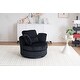 preview thumbnail 52 of 61, Oversized 360 Degreed Swivel Accent Chair Modern Soft Plush Corduroy Round Barrel Chair for Living Room Bedroom with Pillows