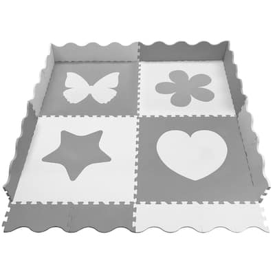 Sorbus Floor Baby Play Mat Interlocking Set (4 Pc)