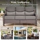 preview thumbnail 17 of 101, Outdoor Sofa with 6-Inch Thick Cushions Furniture for Porch