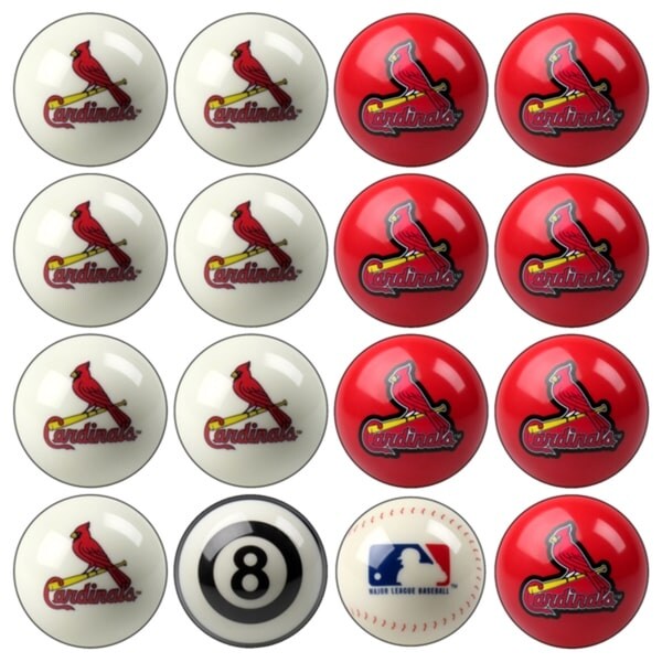 Shop Mlb St Louis Cardinals Baseball Billiard Balls Complete Set