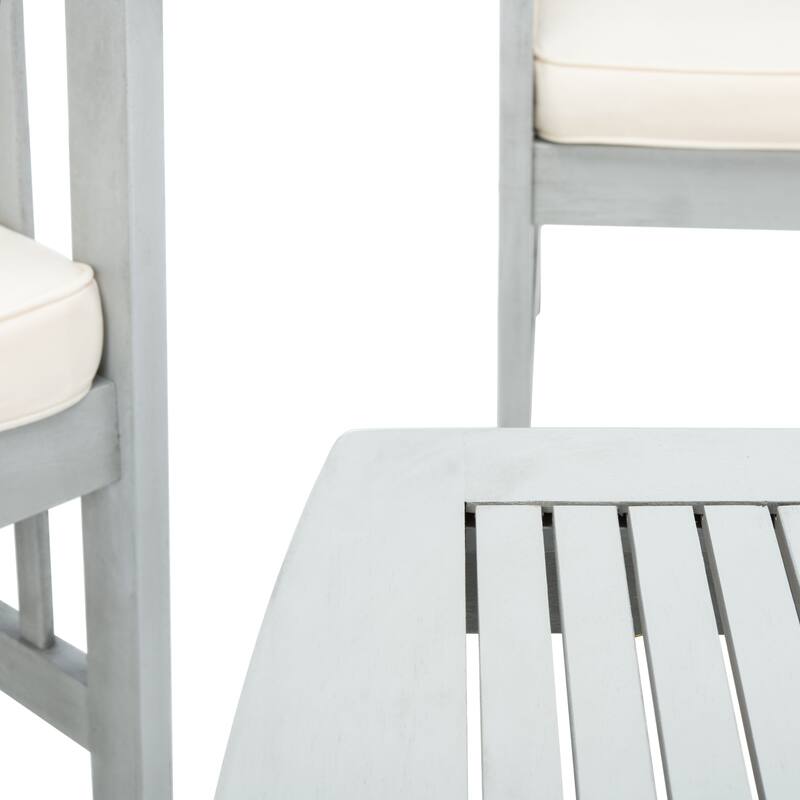 SAFAVIEH Outdoor Rocklin 4-piece Conversation Patio Set